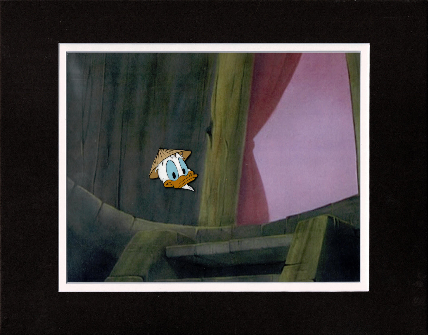 Donald Duck Walt Disney Careers Original Production Animation Cel 1980s Epcot Center d359