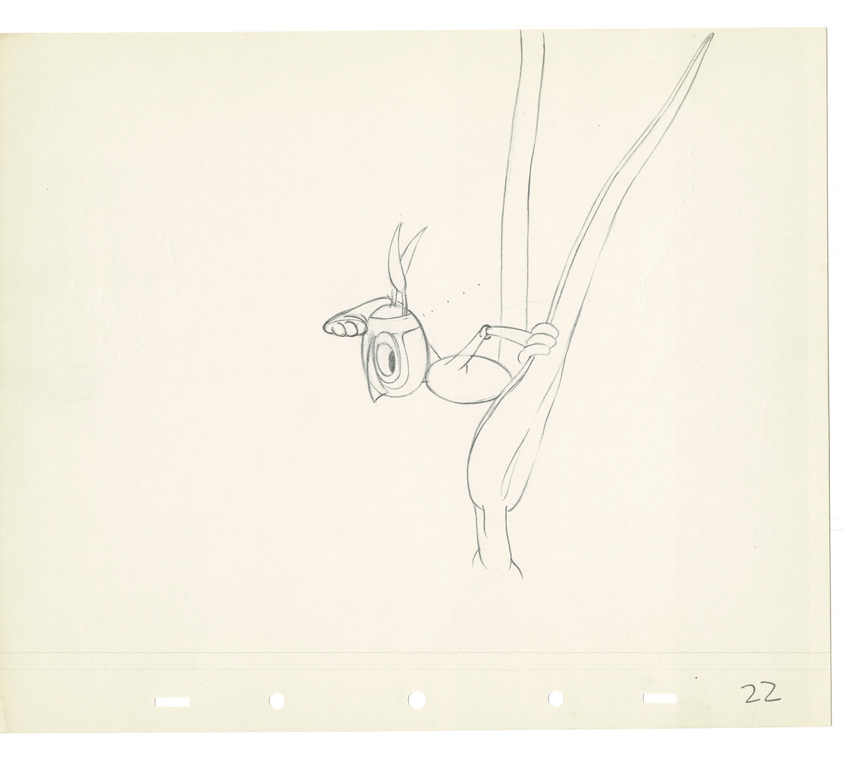 Donald Duck Walt Disney 1939 Pluto Beach Picnic RKO Animation Cel Draw ...