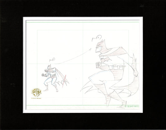 Batman the Animated Series Production Animation Cel Drawing Warner Brothers DC 1998 033