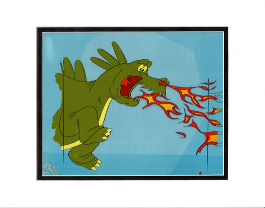 Bugs Bunny in King Arthur's Court Dragon Chuck Jones 1978 Cartoon Original Production Animation Cel