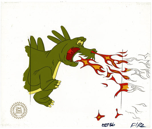Bugs Bunny in King Arthur's Court Dragon Chuck Jones 1978 Cartoon Original Production Animation Cel