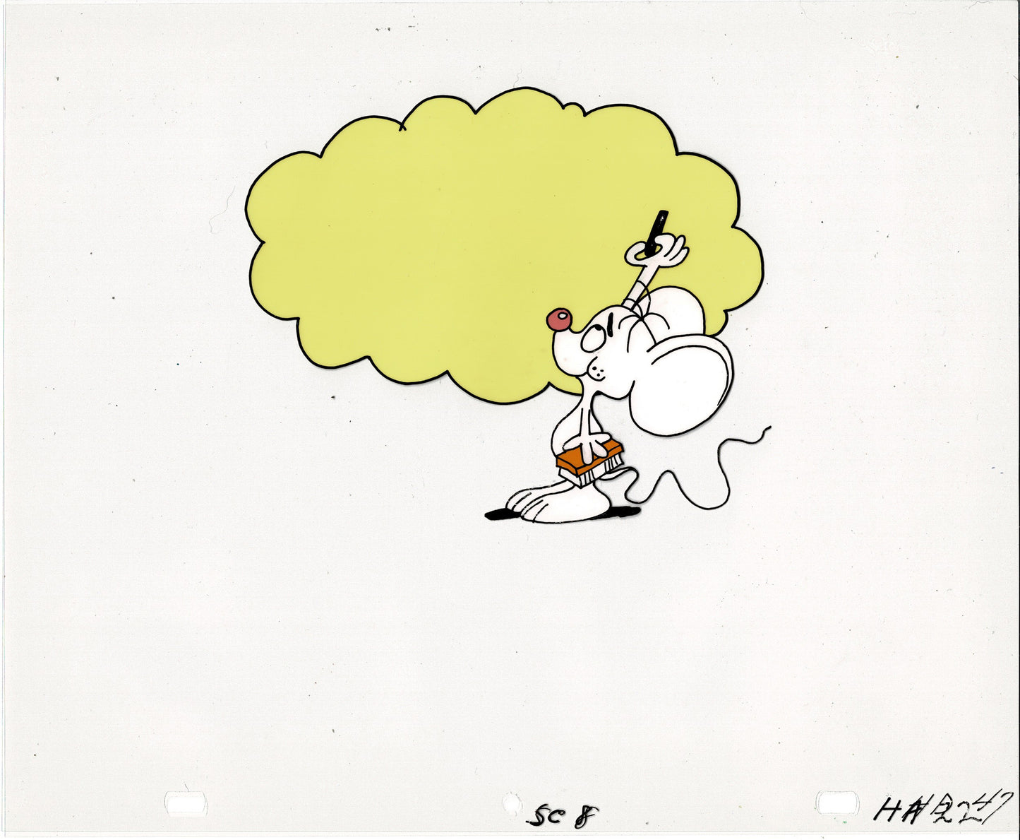 Schoolhouse Rock ABC Original Production Animation Cel Setup Naughty Number Nine 1973 47