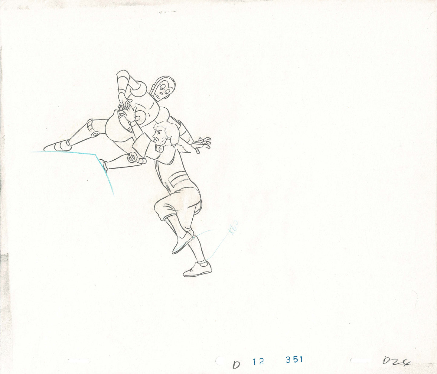 Star Wars Droids C-3PO Mungo Production Animation Art Cel n Drawing Nelvana 1985