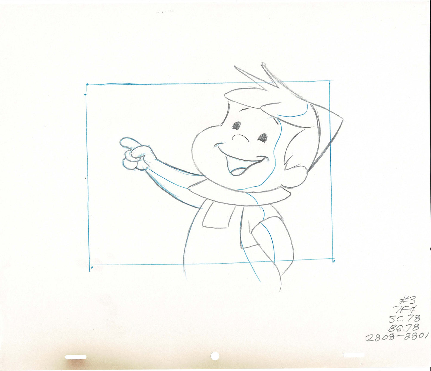 Elroy Jetson Movie Production Animation Layout Drawing Hanna Barbera 1990 22