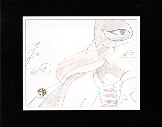 Batman the Animated Series Batgirl Production Animation Cel Drawing Warner Brothers DC 1993 Shadow of the Bat 2 Episode m1
