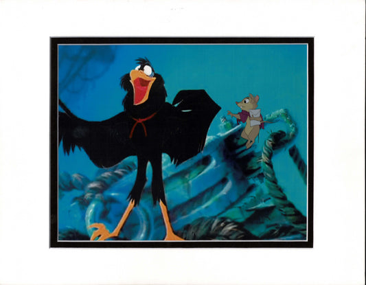 Secret of NIMH by Don Bluth Original Production Animation Cel of Mrs Brisby (Not Jeremy) 1982 97