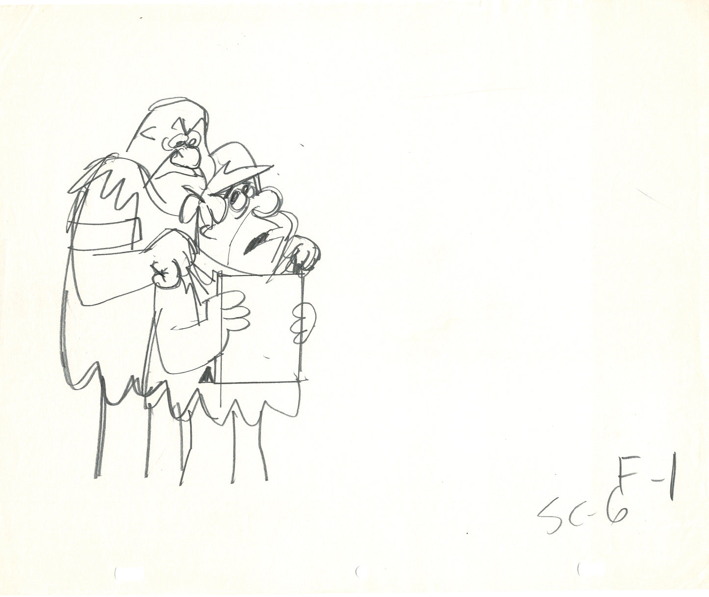 The Flintstones Production Animation Art Cel Drawing from Hanna-Barbera 1970's or 80's Fruity Pebbles Commercial from Babet R1