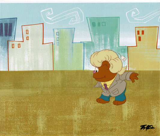 Baby Fozzie Disney Muppet Babies Animation Production Cel Jim Henson 181