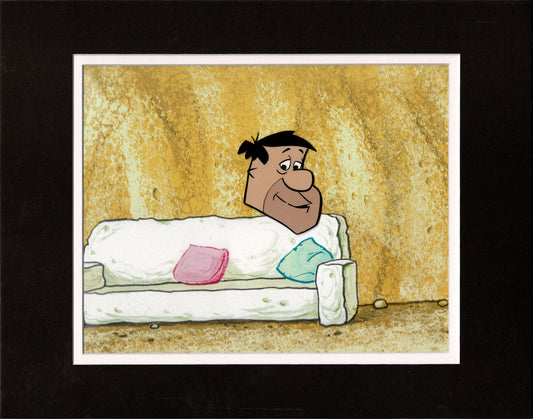 Flintstones Fred Flintstone Production Animation Art Cel Hanna Barbera 1961 us