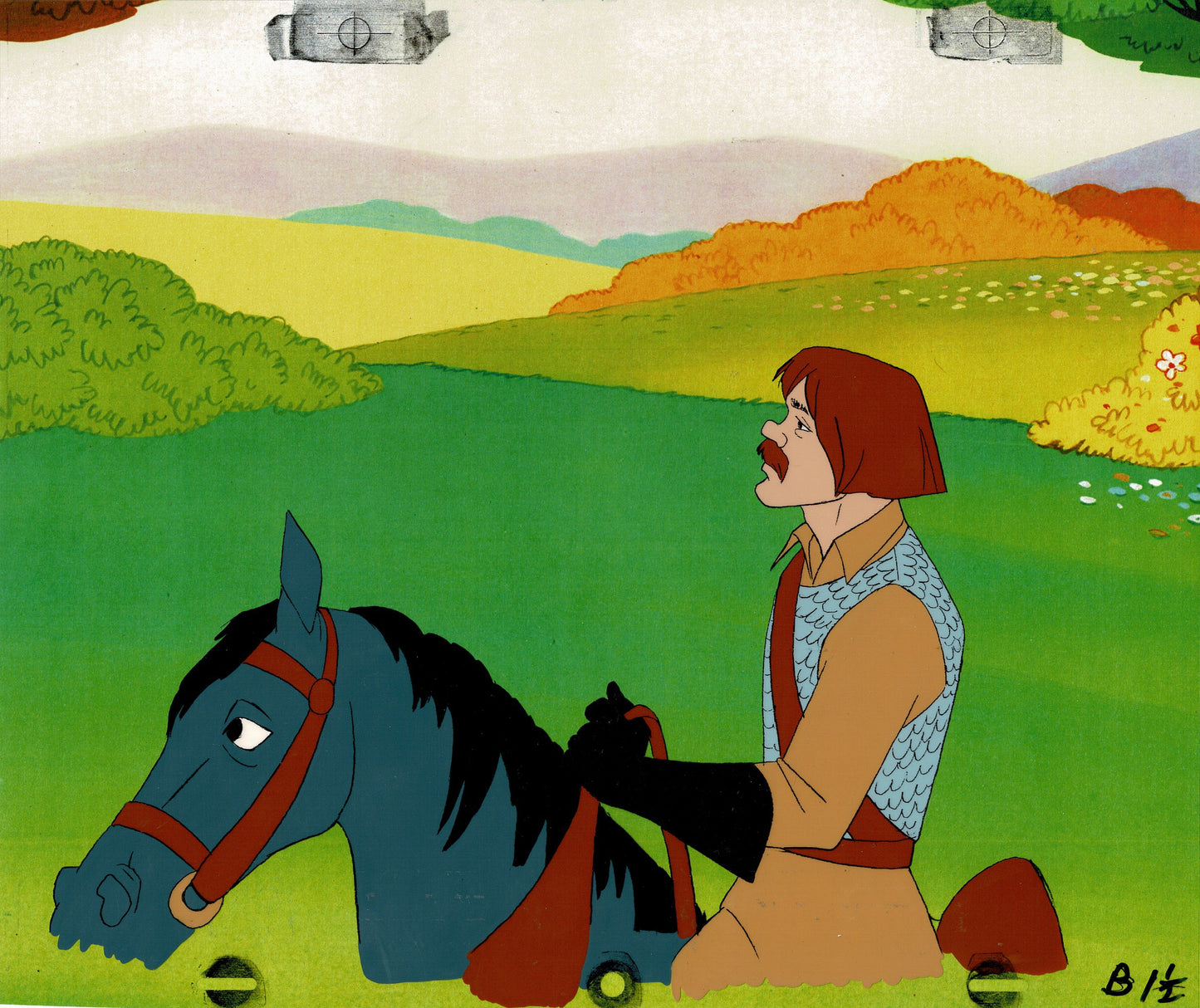 FAERIES Brian Froud 1981 original production animation cel COA 2*