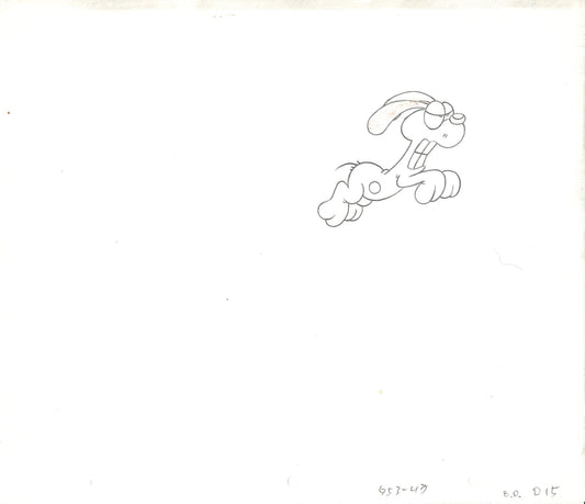 Garfield and Friends Odie Original Production Animation Cel Drawing 1988-1994 Jim Davis 15