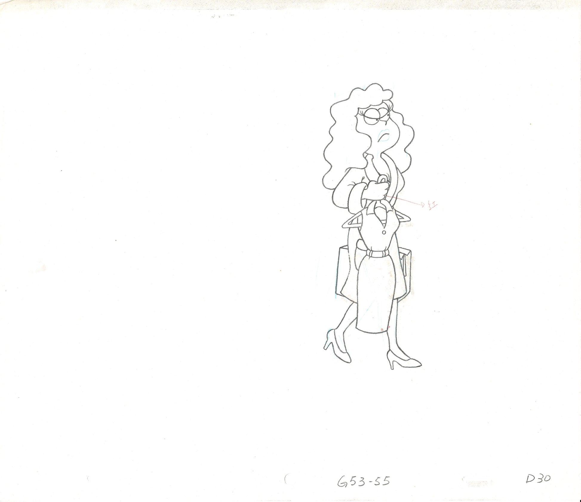Bravestarr Animation Cartoon Production Cel and Drawing from