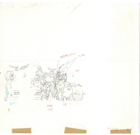 The Real Ghostbusters DIC Production Animation Cel Drawing 1986-1991 B-002