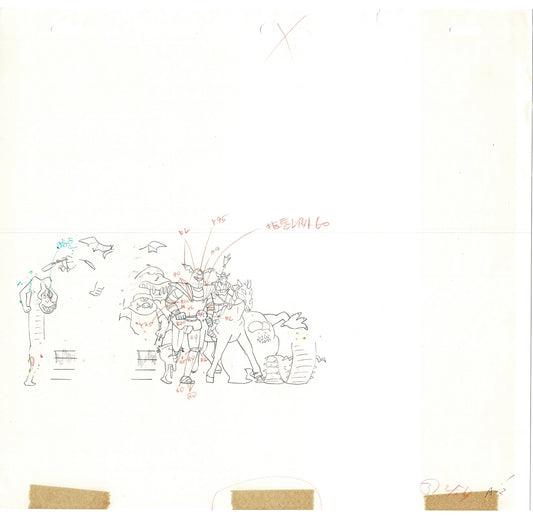 The Real Ghostbusters DIC Production Animation Cel Drawing 1986-1991 B-004