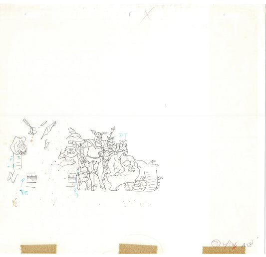The Real Ghostbusters DIC Production Animation Cel Drawing 1986-1991 B-005