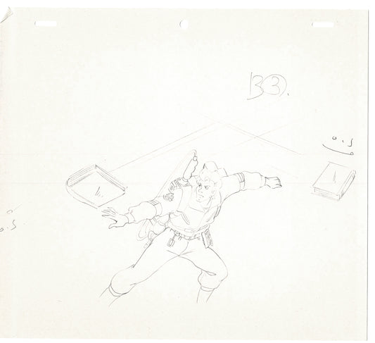 The Real Ghostbusters DIC Production Animation Cel Drawing 1986-1991 A-024