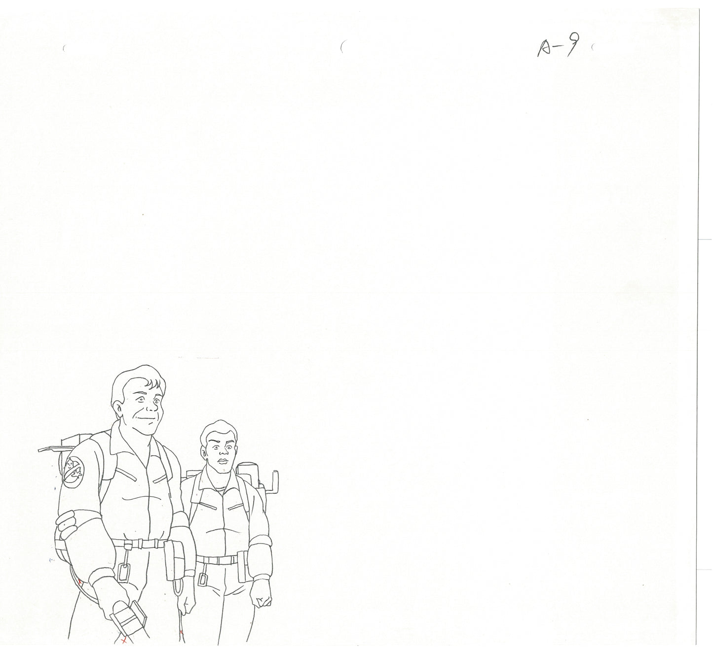 The Real Ghostbusters DIC Production Animation Cel Drawing 1986-1991 A-035