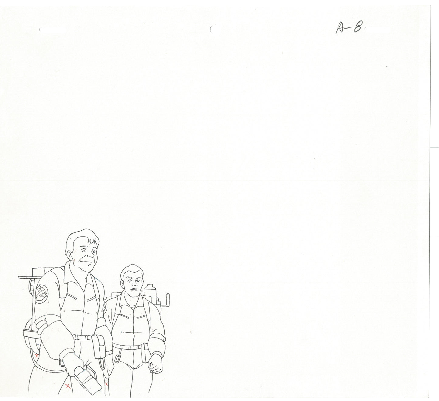 The Real Ghostbusters DIC Production Animation Cel Drawing 1986-1991 A-038