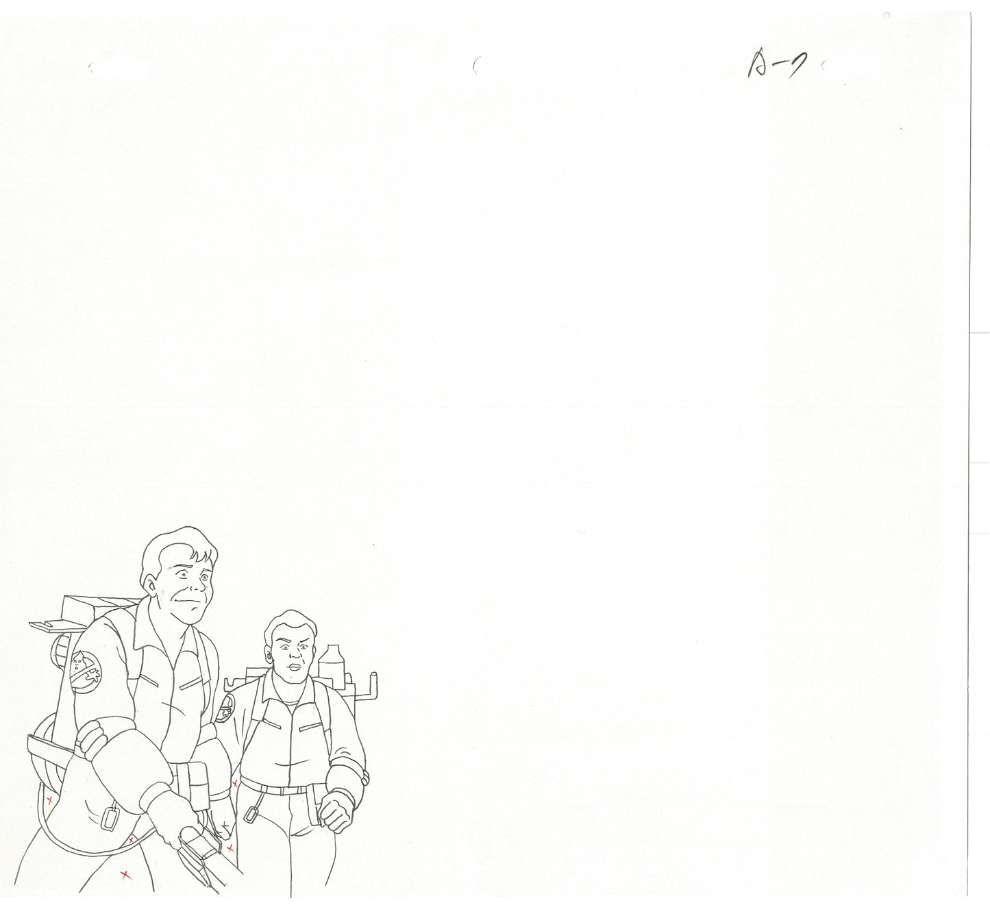 The Real Ghostbusters DIC Production Animation Cel Drawing 1986-1991 A-041