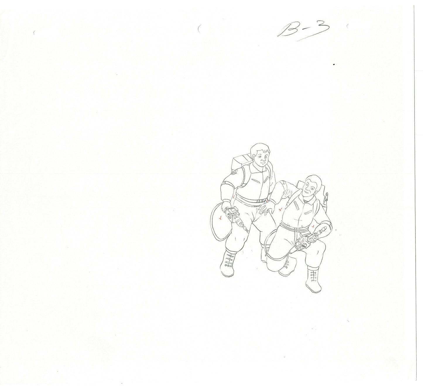 The Real Ghostbusters DIC Production Animation Cel Drawing 1986-1991 A-057