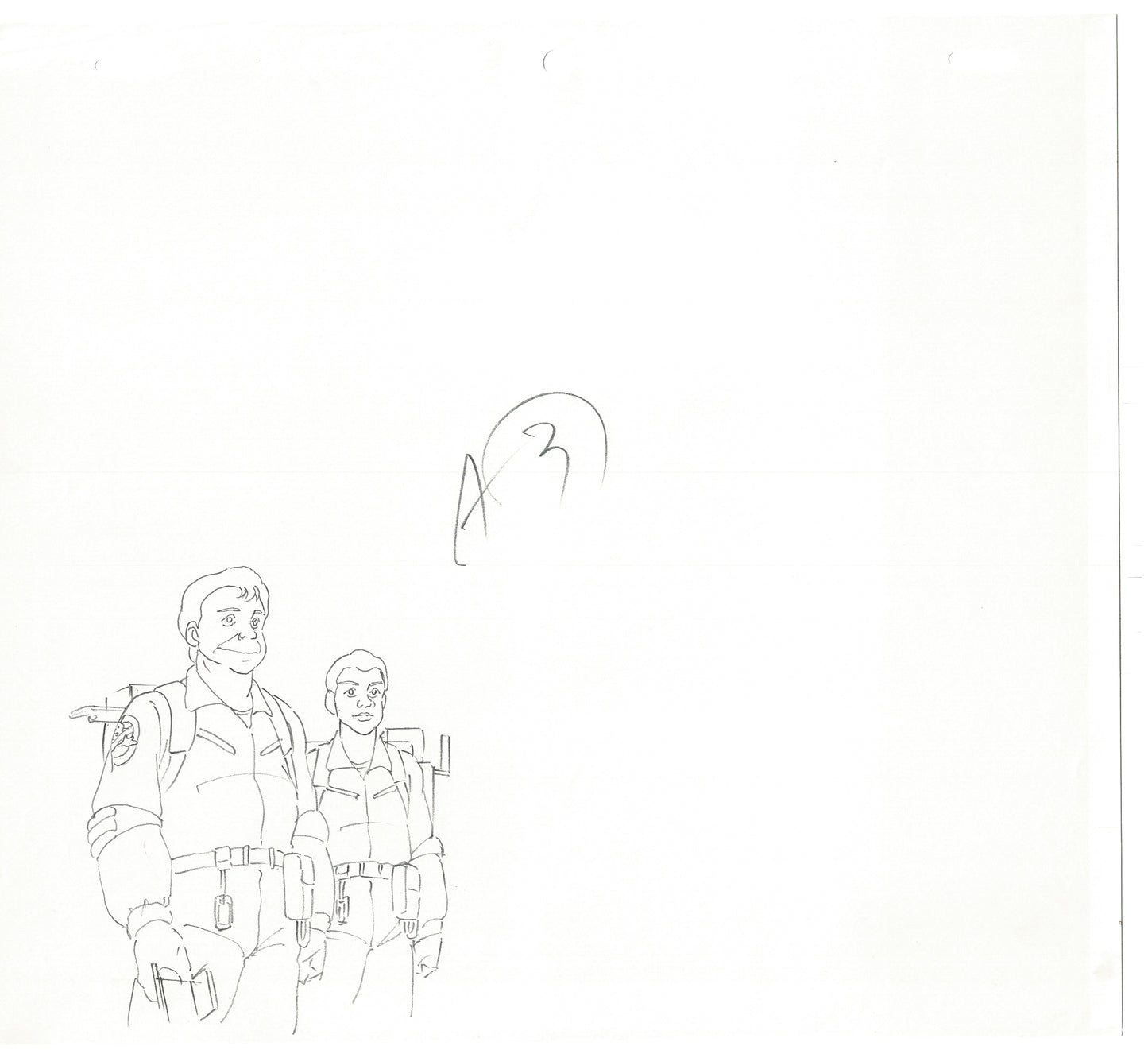 The Real Ghostbusters DIC Production Animation Cel Drawing 1986-1991 A-058