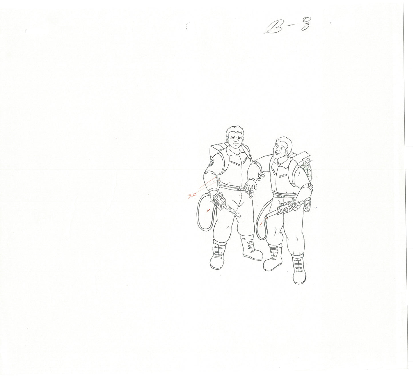 The Real Ghostbusters DIC Production Animation Cel Drawing 1986-1991 A-071