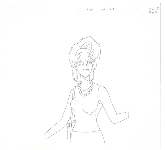The Real Ghostbusters DIC Production Animation Cel Drawing 1986-1991 A-085