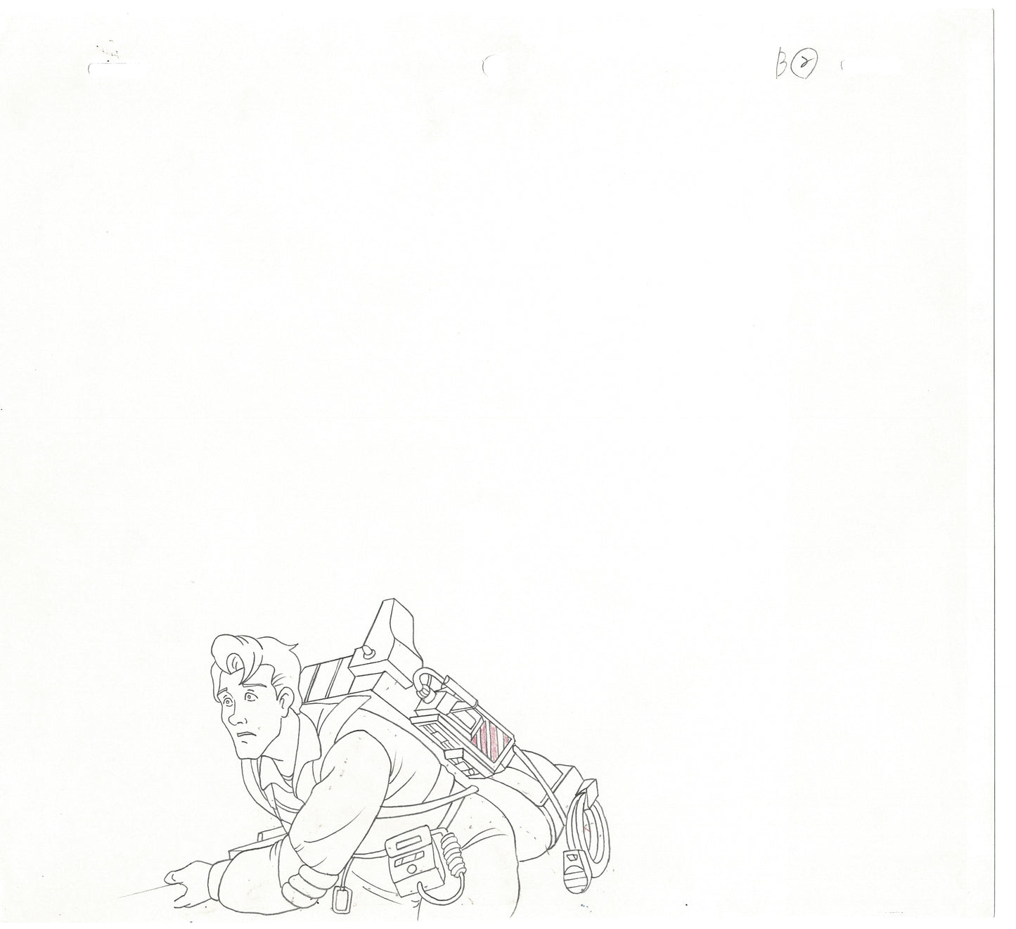 The Real Ghostbusters DIC Production Animation Cel Drawing 1986-1991 A-097