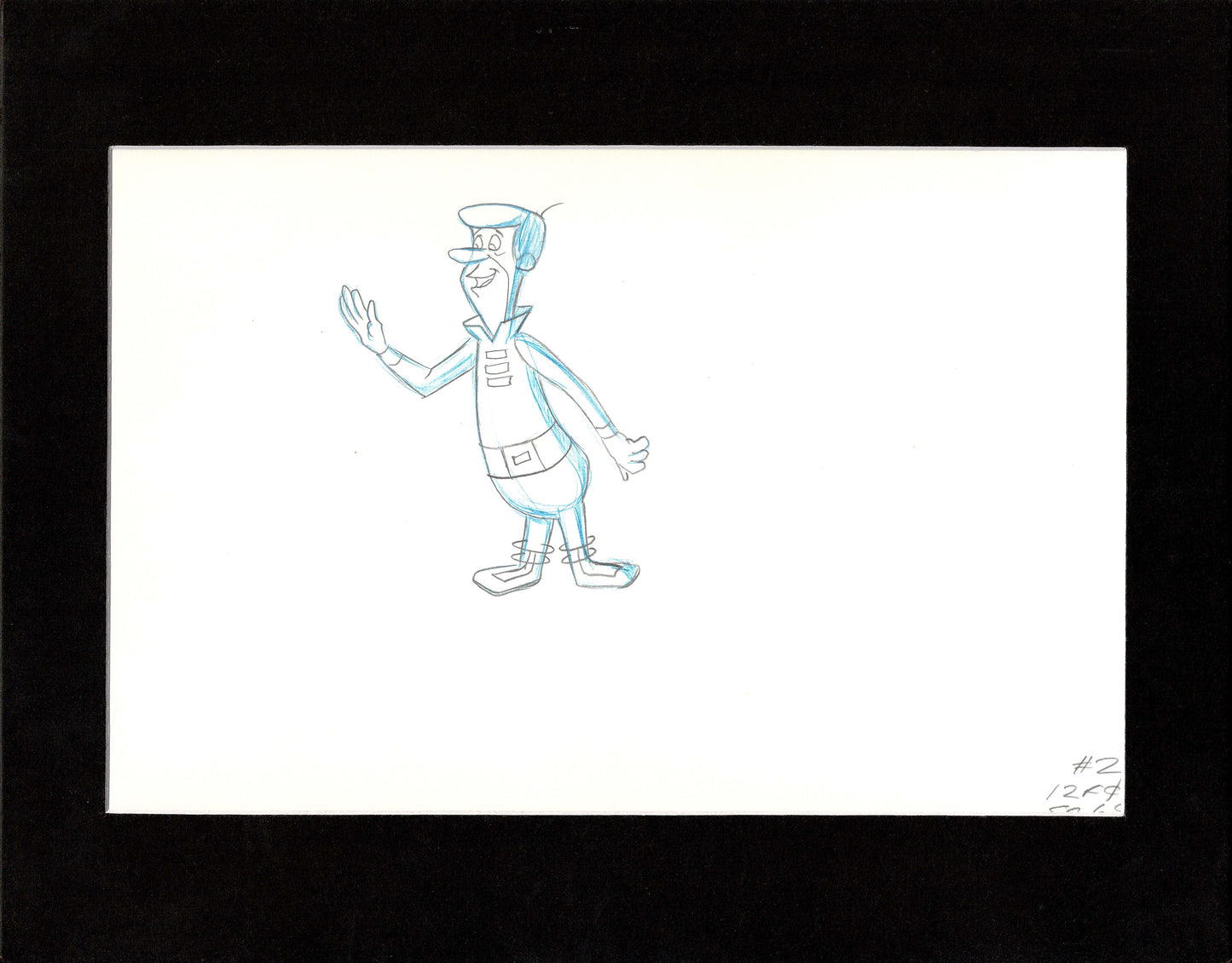 George Jetson Movie Production Animation Layout Drawing Hanna Barbera 1990 22