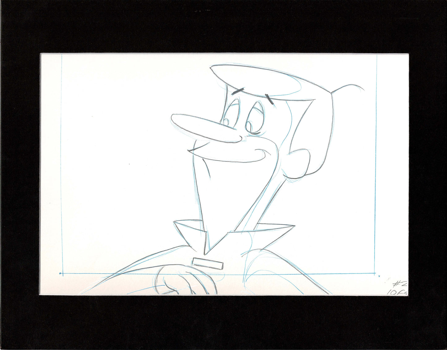 George Jetson Movie Production Animation Layout Drawing Hanna Barbera 1990 2