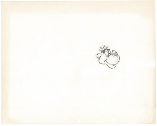 Wuzzles Rhinokey Walt Disney Original Production Animation Cel Drawing 1985 o