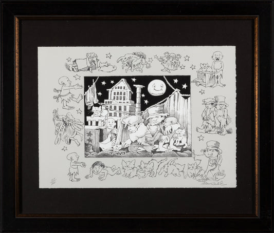 Maurice Sendak Signed Lithograph Print 1993 MUSEUM DISPLAYED - 50 Years of Sendak: The Museum Tour Collection