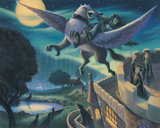 Harry Potter Rescue of Sirius Mary GrandPre SIGNED Giclee on Fine Art Paper Limited Edition of 250 Large