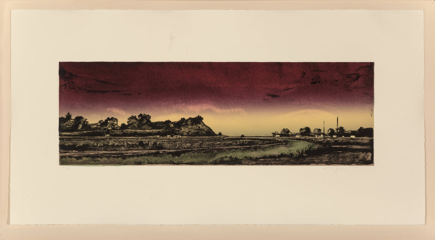 Michael Gregory Backward Glance State I 1991 Signed Lithograph Limited Edition of 18 Framed