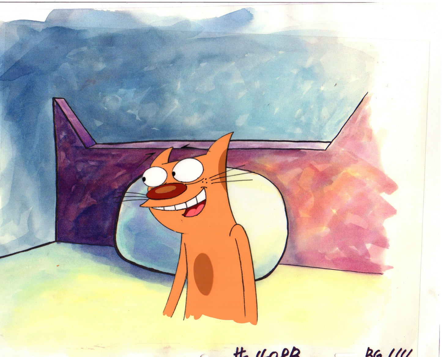 CatDog Cat Dog Production Animation Cel from Nickelodeon 1998-2005 21 FC