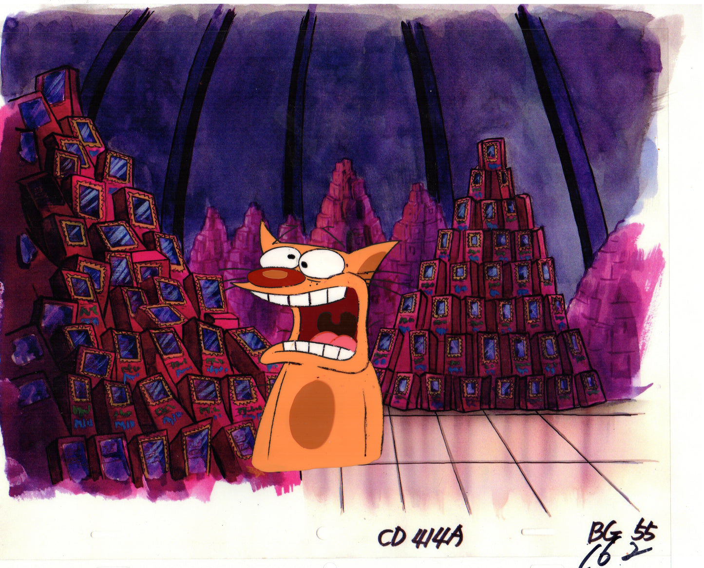 CatDog Cat Dog Production Animation Cel from Nickelodeon 1998-2005 33 FC