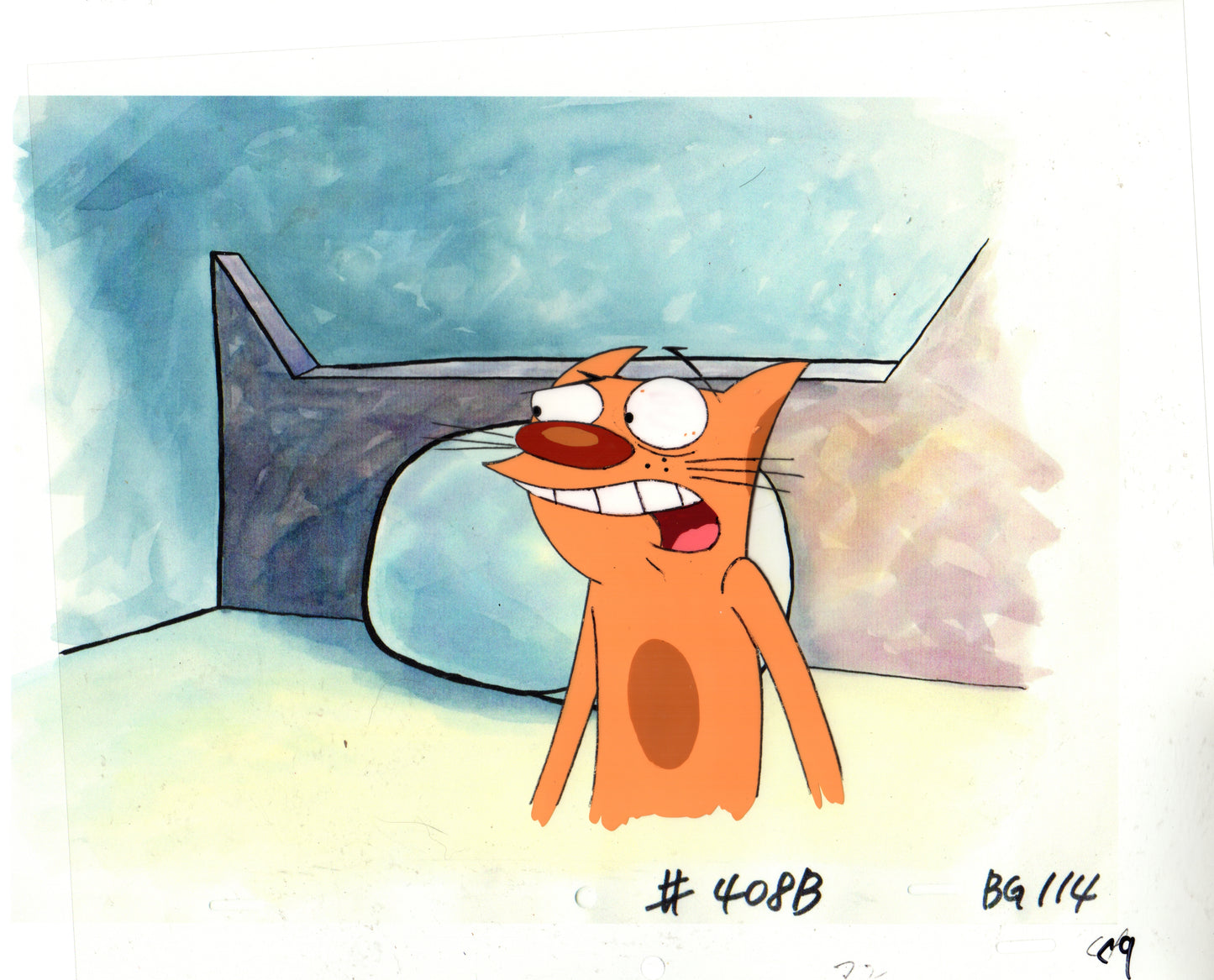 CatDog Cat Dog Production Animation Cel from Nickelodeon 1998-2005 38 FC