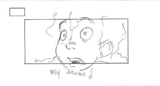 The Iron Giant Production Animation Original Ink Storyboard 1999 WB