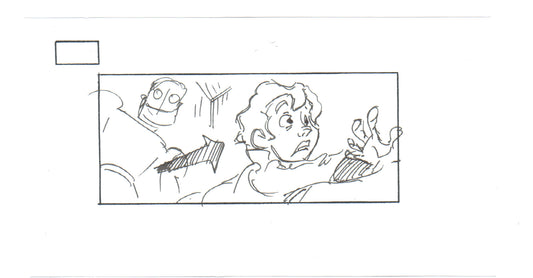 The Iron Giant Production Animation Original Ink Storyboard 1999 WB b