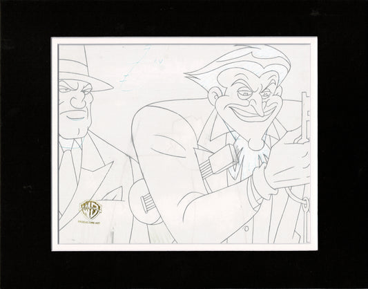 Batman the Animated Series Joker Production Animation Cel Drawing Warner Brothers DC 1998 Legends of the Dark Knight Episode 7