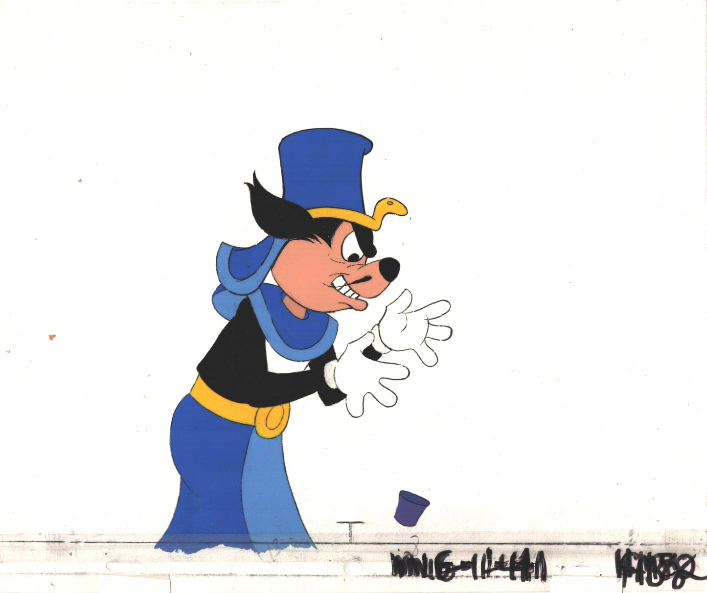 Mighty Mouse Cartoon Production Animation Cel from Filmation Anime Actually Used ON SCREEN D-k41
