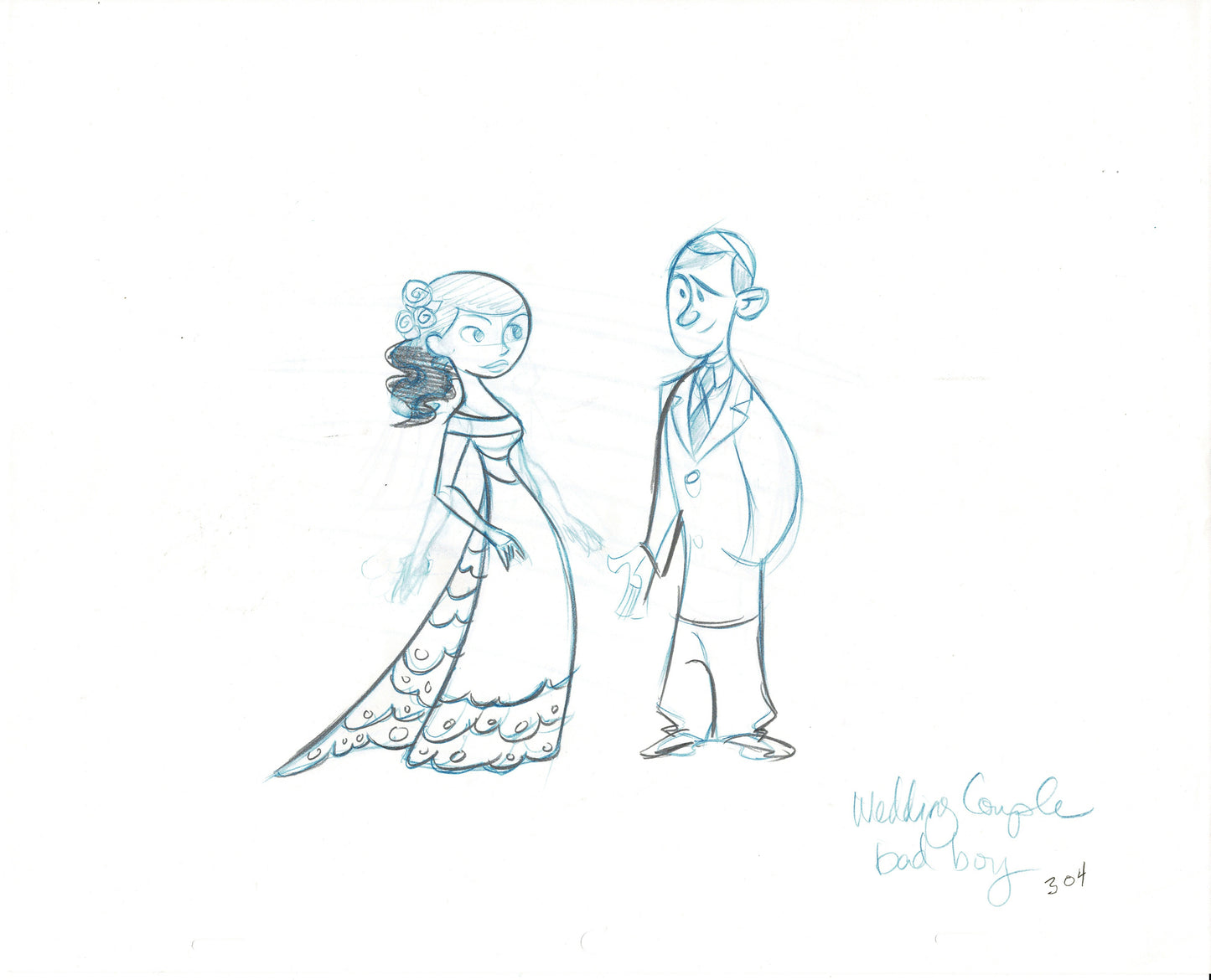 Kim Possible Walt Disney Production Model Drawing 2002-7 wd