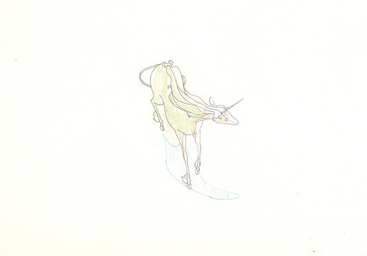 The Last Unicorn Rankin-Bass Production Animation Cel Drawing 1982 Peter S Beagle d5