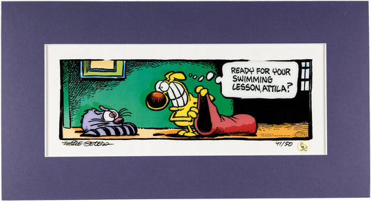 Mother Goose and Grimm Grimmy Limited Ed Cel of 50 SIGNED by Mike Peters 1993