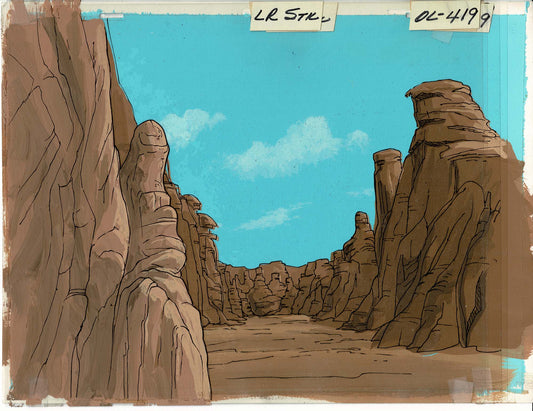Lone Ranger 1980 Stock Animation Production Background Filmation 19