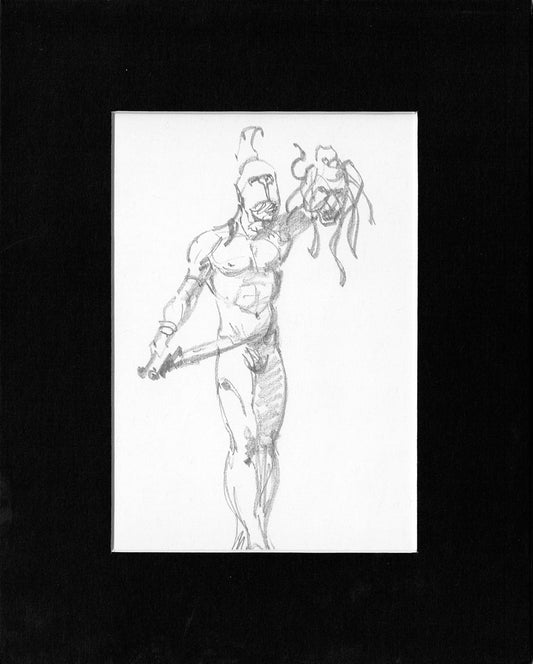 Mike Hoffman Comic Book Artist Personal Original Pencil Art Notebook Page From 2013 A-m34