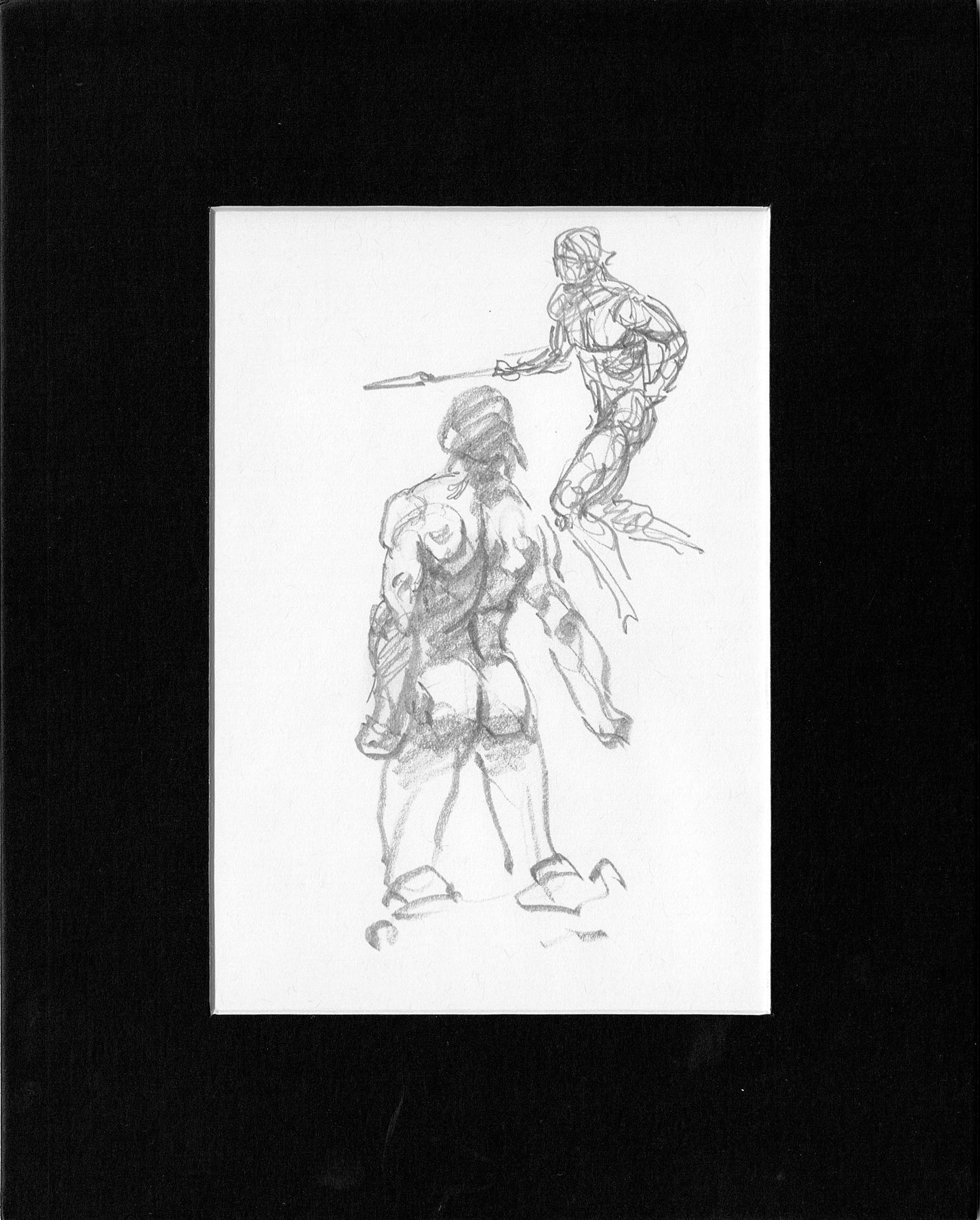 Mike Hoffman Comic Book Artist Personal Original Pencil Art Notebook Page From 2013 A-m4