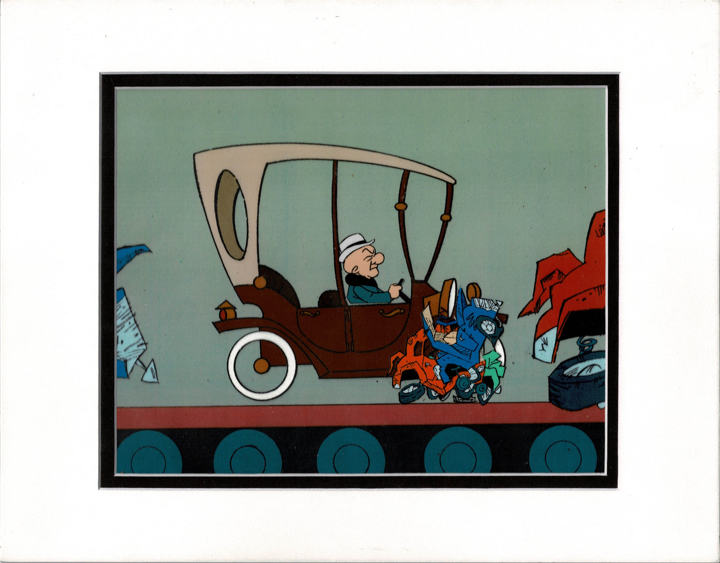 Mr Magoo Cartoon Collectible Cel Vintage Animated Art DePatie-Freleng 1977 M1