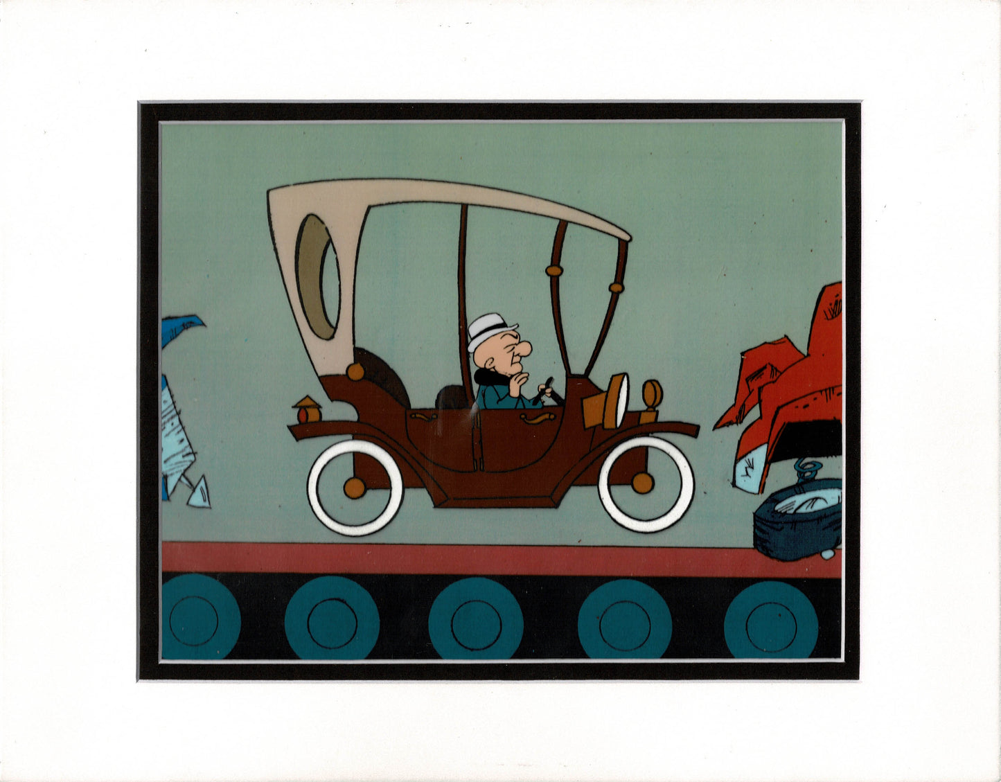 Mr Magoo Cartoon Collectible Cel Vintage Animated Art DePatie-Freleng 1977 M4