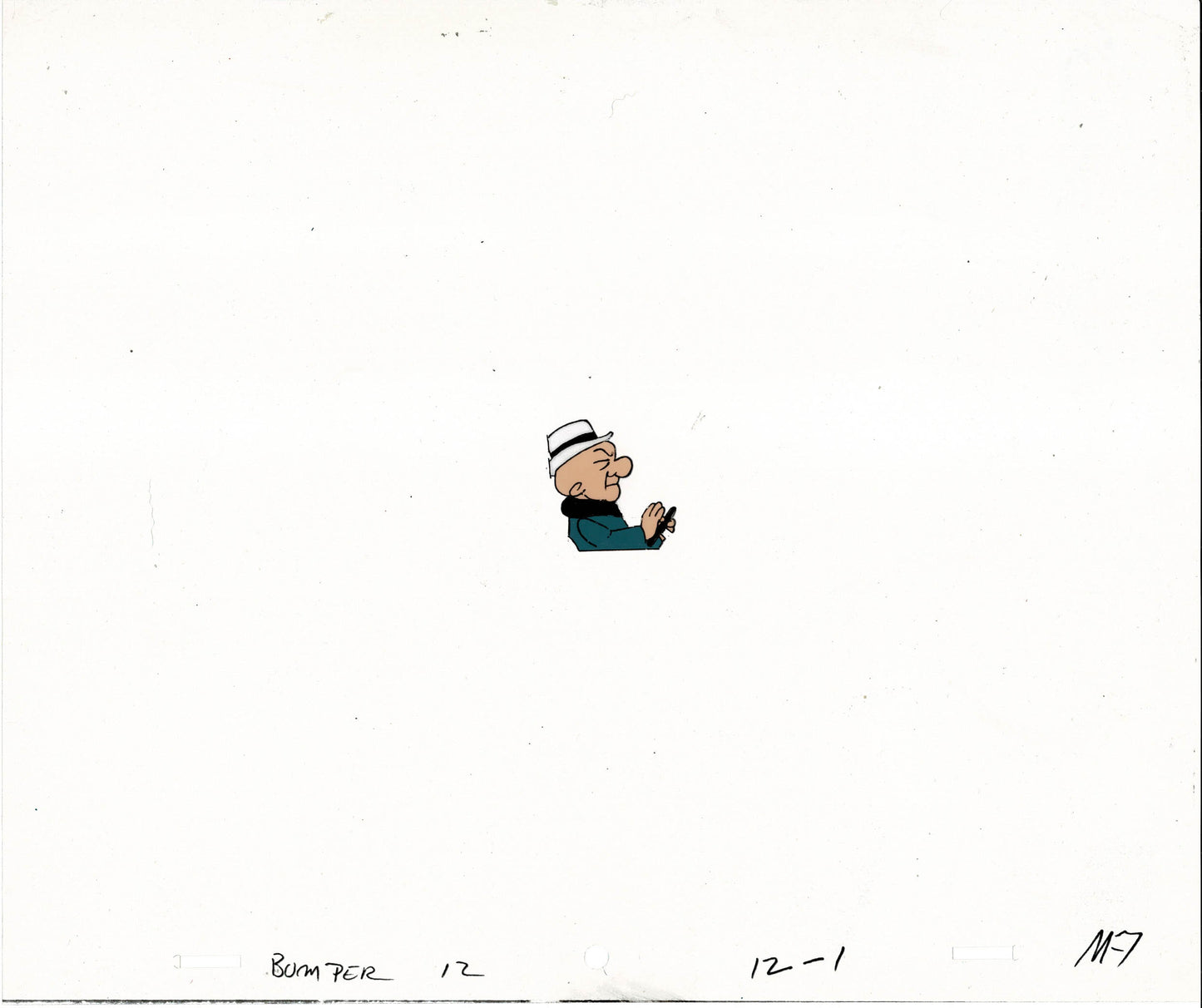 Mr Magoo Cartoon Collectible Cel Vintage Animated Art DePatie-Freleng 1977 M7